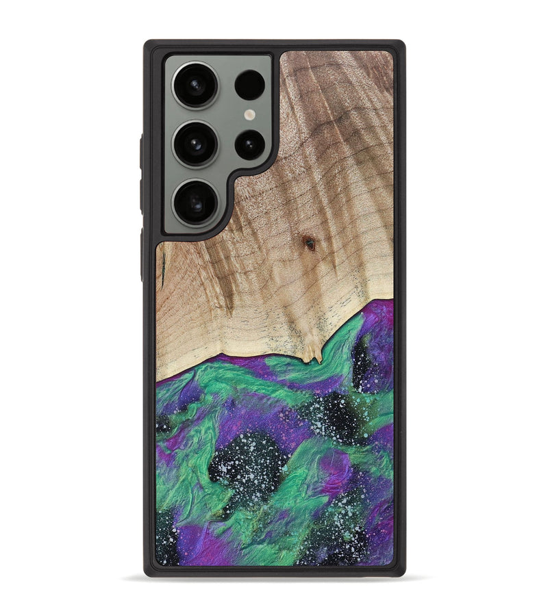 Galaxy S23 Ultra Wood+Resin Phone Case - Robbie (Cosmos, 689871)