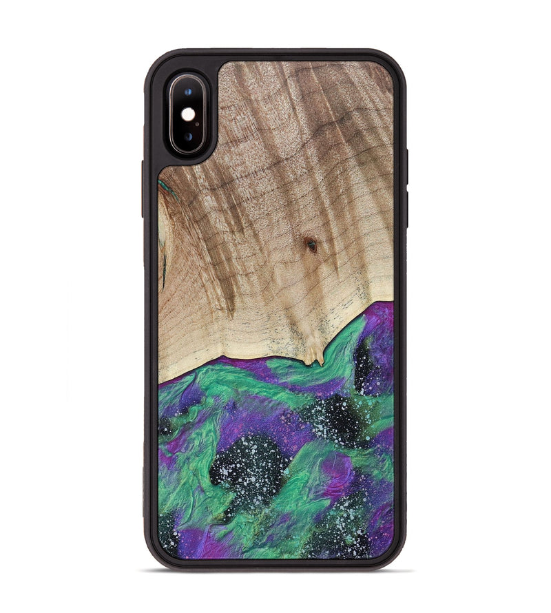 iPhone Xs Max Wood+Resin Phone Case - Robbie (Cosmos, 689871)