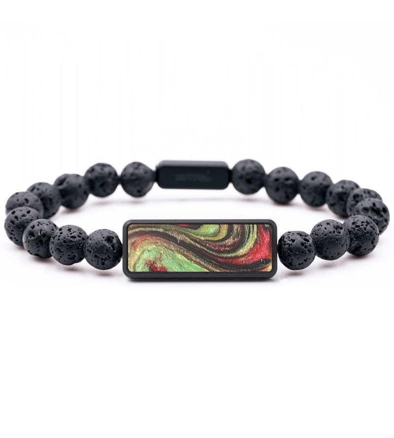 Lava Bead ResinArt Bracelet - Tiffany (Reggae, 690060)