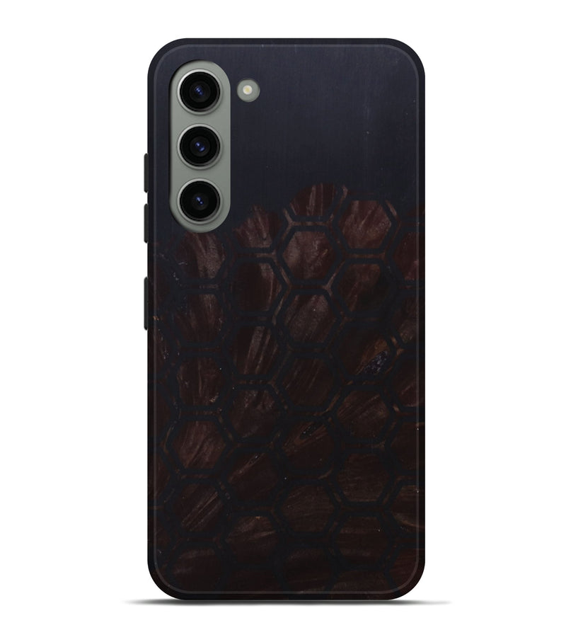 Galaxy S23 Plus Wood+Resin Live Edge Phone Case - Lily (Pattern, 690169)
