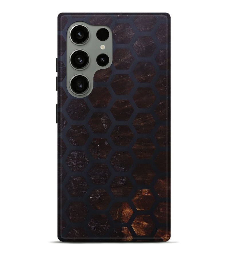Galaxy S24 Ultra Wood+Resin Live Edge Phone Case - Maisie (Pattern, 690171)