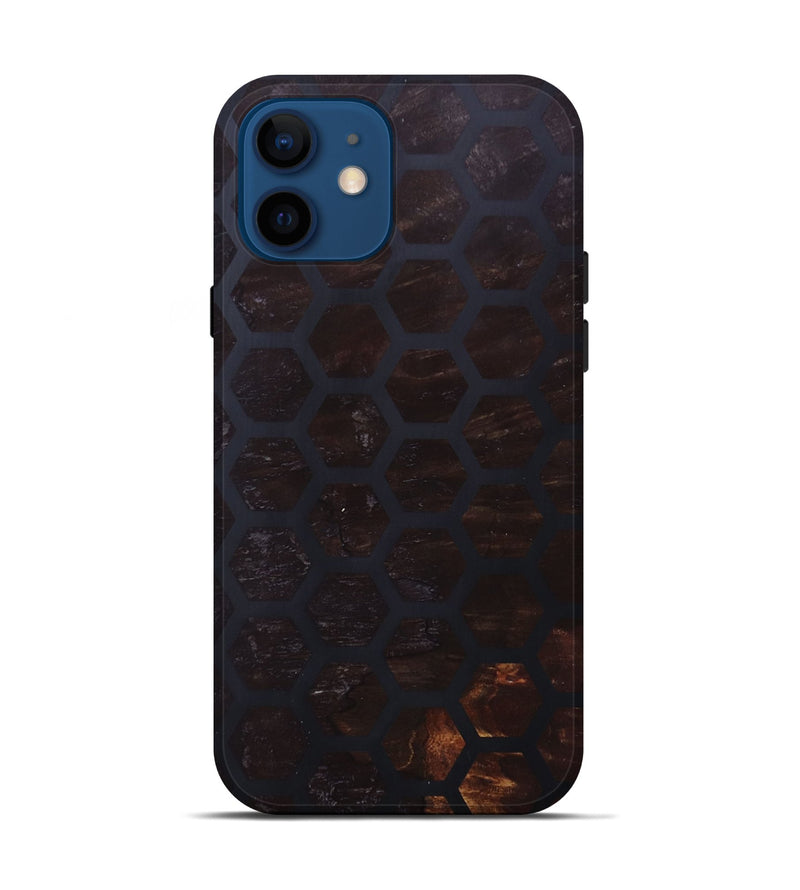 iPhone 12 Wood+Resin Live Edge Phone Case - Maisie (Pattern, 690171)