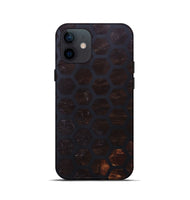 iPhone 12 mini Wood+Resin Live Edge Phone Case - Maisie (Pattern, 690171)
