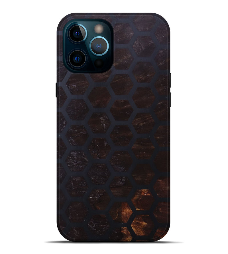 iPhone 12 Pro Max Wood+Resin Live Edge Phone Case - Maisie (Pattern, 690171)