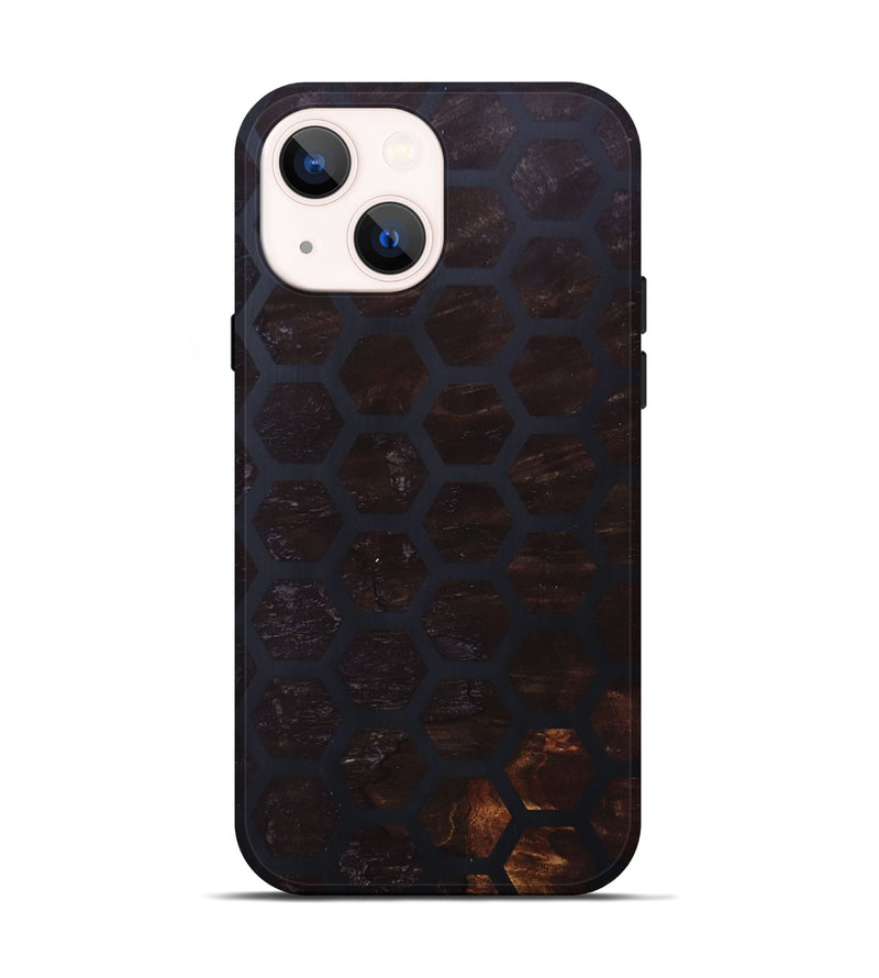 iPhone 14 Wood+Resin Live Edge Phone Case - Maisie (Pattern, 690171)