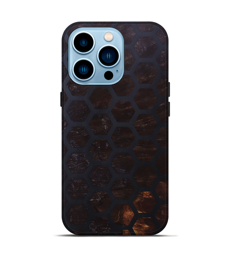 iPhone 14 Pro Wood+Resin Live Edge Phone Case - Maisie (Pattern, 690171)