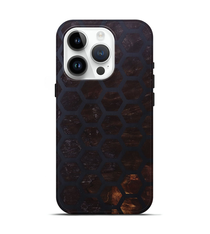 iPhone 15 Pro Wood+Resin Live Edge Phone Case - Maisie (Pattern, 690171)