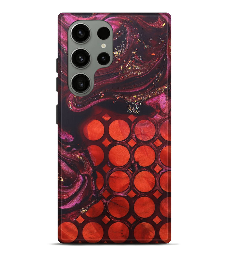Galaxy S23 Ultra Wood+Resin Live Edge Phone Case - Krystle (Pattern, 690179)