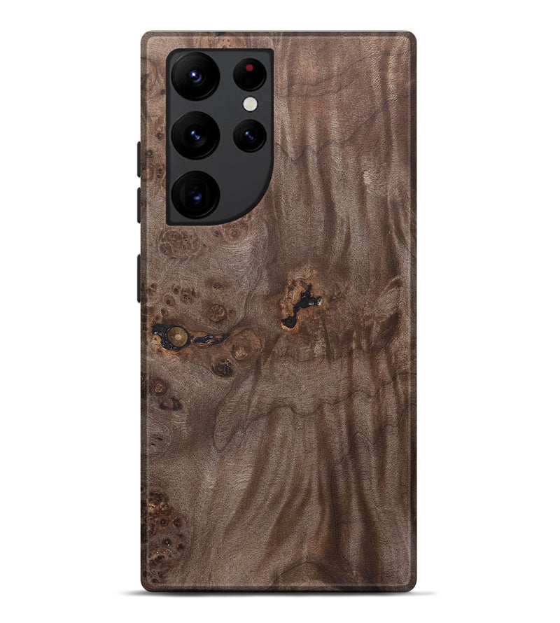 Galaxy S22 Ultra Wood+Resin Live Edge Phone Case - Crew (Wood Burl, 690187)