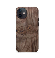 iPhone 12 mini Wood+Resin Live Edge Phone Case - Crew (Wood Burl, 690187)