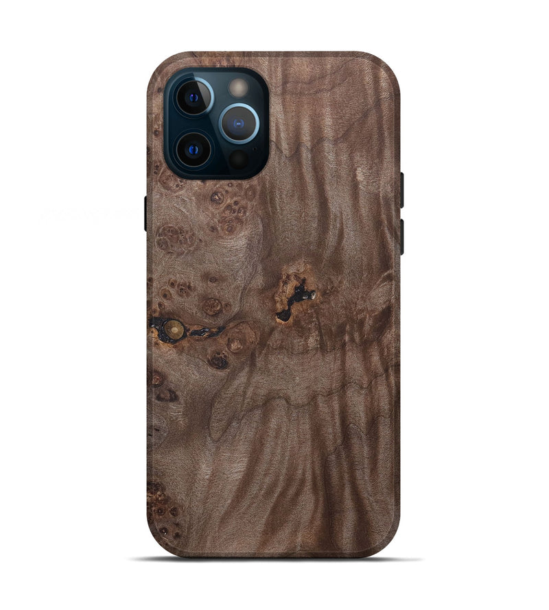 iPhone 12 Pro Wood+Resin Live Edge Phone Case - Crew (Wood Burl, 690187)