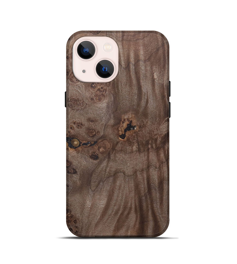 iPhone 13 mini Wood+Resin Live Edge Phone Case - Crew (Wood Burl, 690187)