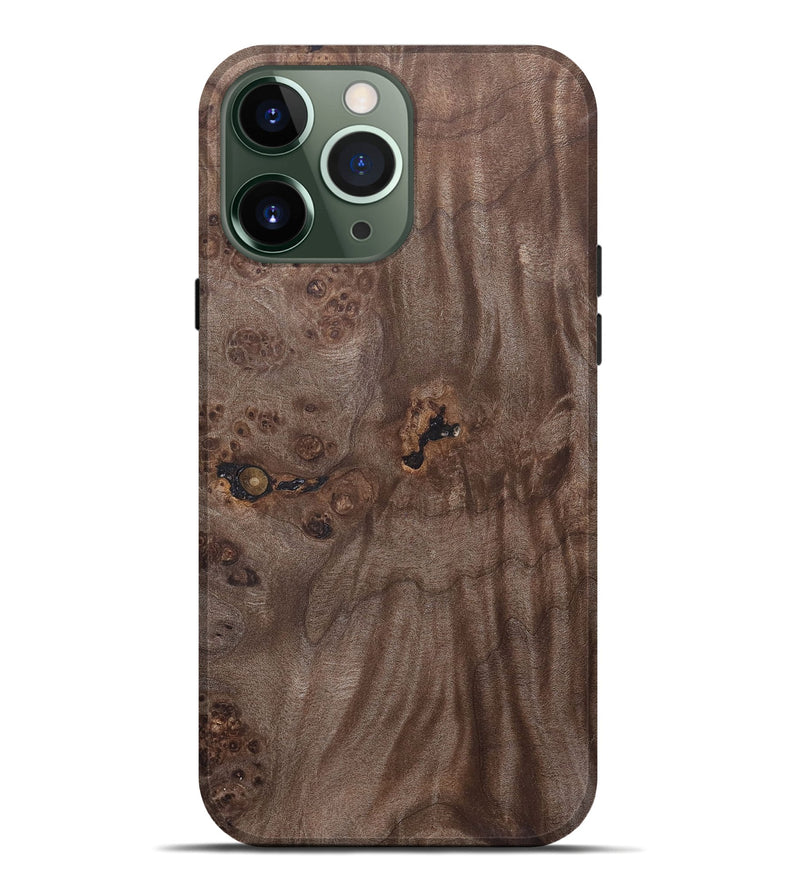 iPhone 13 Pro Max Wood+Resin Live Edge Phone Case - Crew (Wood Burl, 690187)