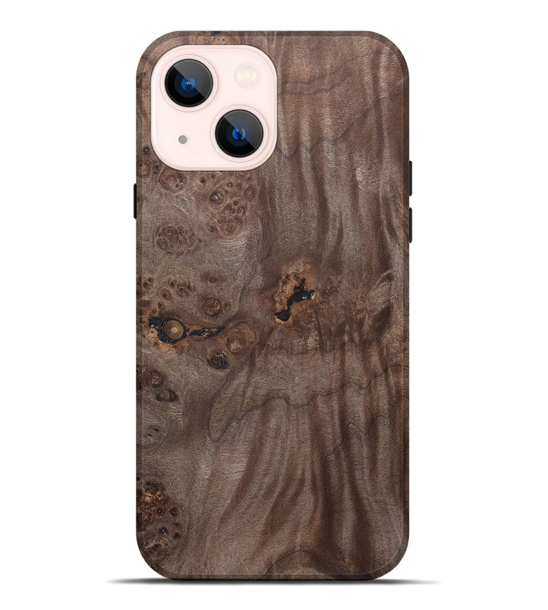 iPhone 14 Plus Wood+Resin Live Edge Phone Case - Crew (Wood Burl, 690187)