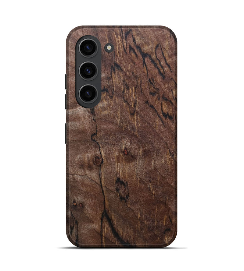 Galaxy S23 Wood+Resin Live Edge Phone Case - Jade (Wood Burl, 690319)