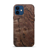 iPhone 12 Wood+Resin Live Edge Phone Case - Jade (Wood Burl, 690319)