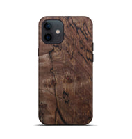 iPhone 12 mini Wood+Resin Live Edge Phone Case - Jade (Wood Burl, 690319)