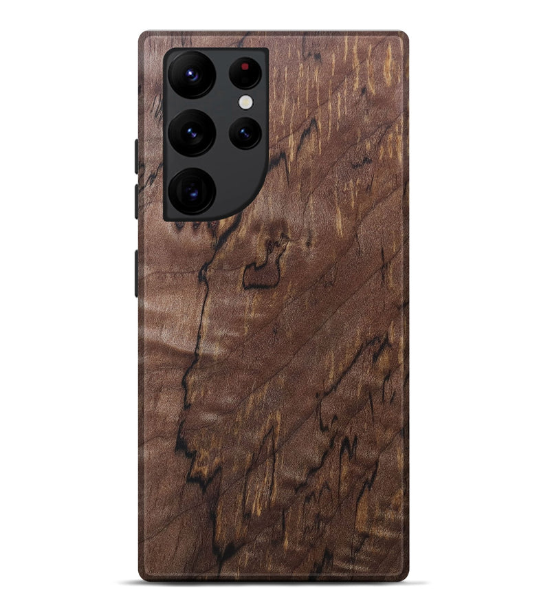 Galaxy S22 Ultra Wood+Resin Live Edge Phone Case - Gale (Wood Burl, 690322)