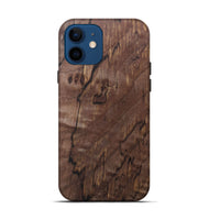 iPhone 12 Wood+Resin Live Edge Phone Case - Gale (Wood Burl, 690322)