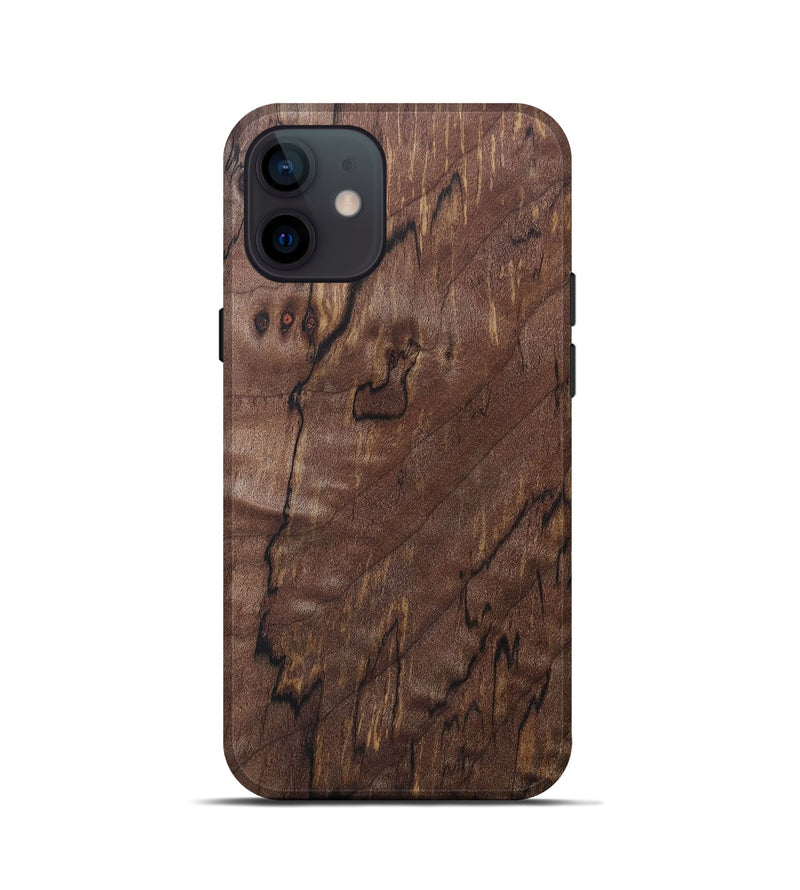 iPhone 12 mini Wood+Resin Live Edge Phone Case - Gale (Wood Burl, 690322)