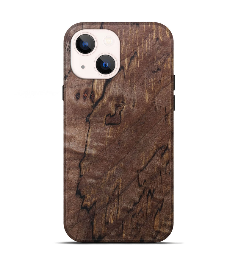 iPhone 13 Wood+Resin Live Edge Phone Case - Gale (Wood Burl, 690322)