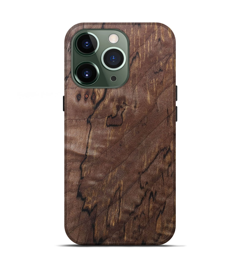 iPhone 13 Pro Wood+Resin Live Edge Phone Case - Gale (Wood Burl, 690322)