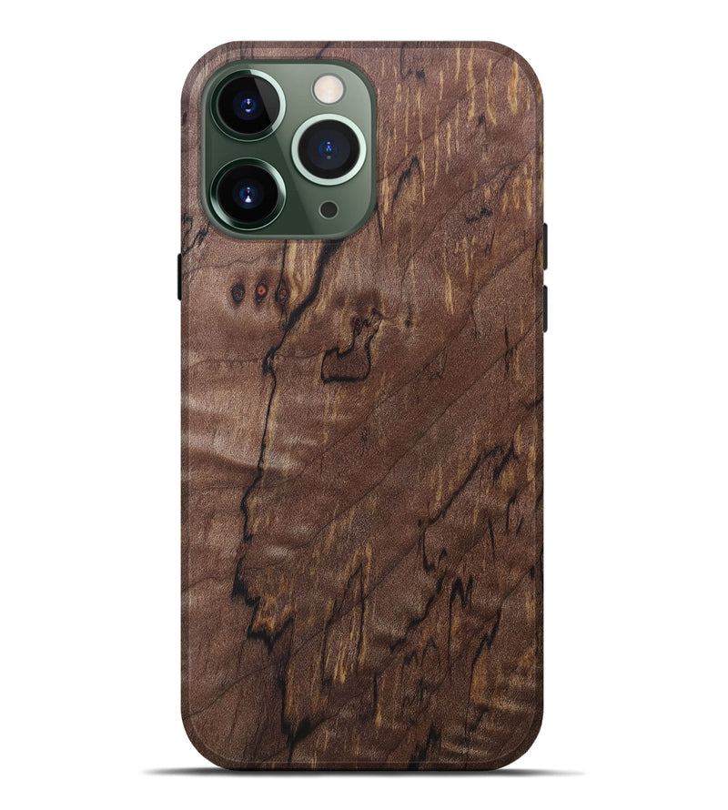 iPhone 13 Pro Max Wood+Resin Live Edge Phone Case - Gale (Wood Burl, 690322)