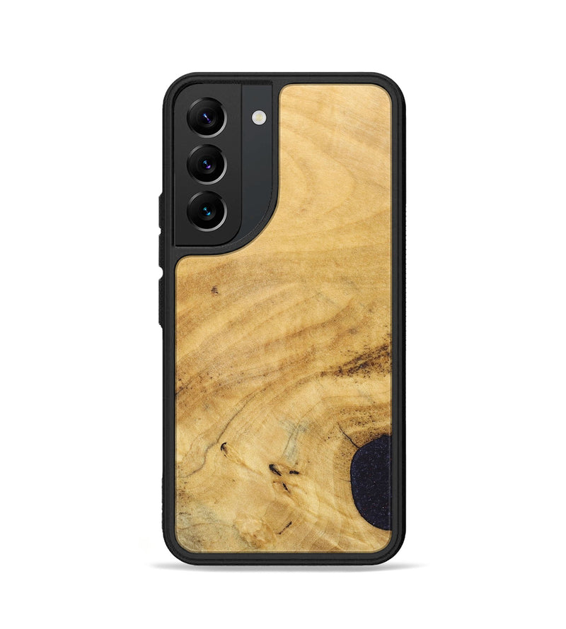 Galaxy S22 Wood+Resin Phone Case - Kristopher (Wood Burl, 690416)