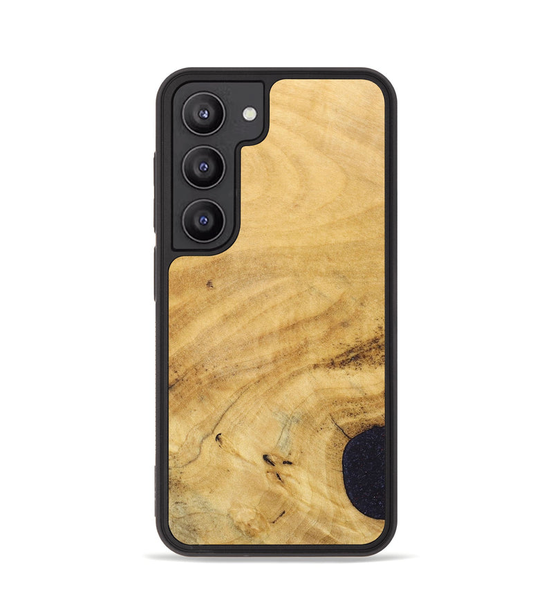 Galaxy S23 Wood+Resin Phone Case - Kristopher (Wood Burl, 690416)