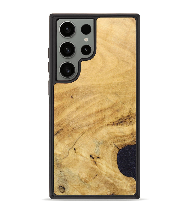 Galaxy S23 Ultra Wood+Resin Phone Case - Kristopher (Wood Burl, 690416)