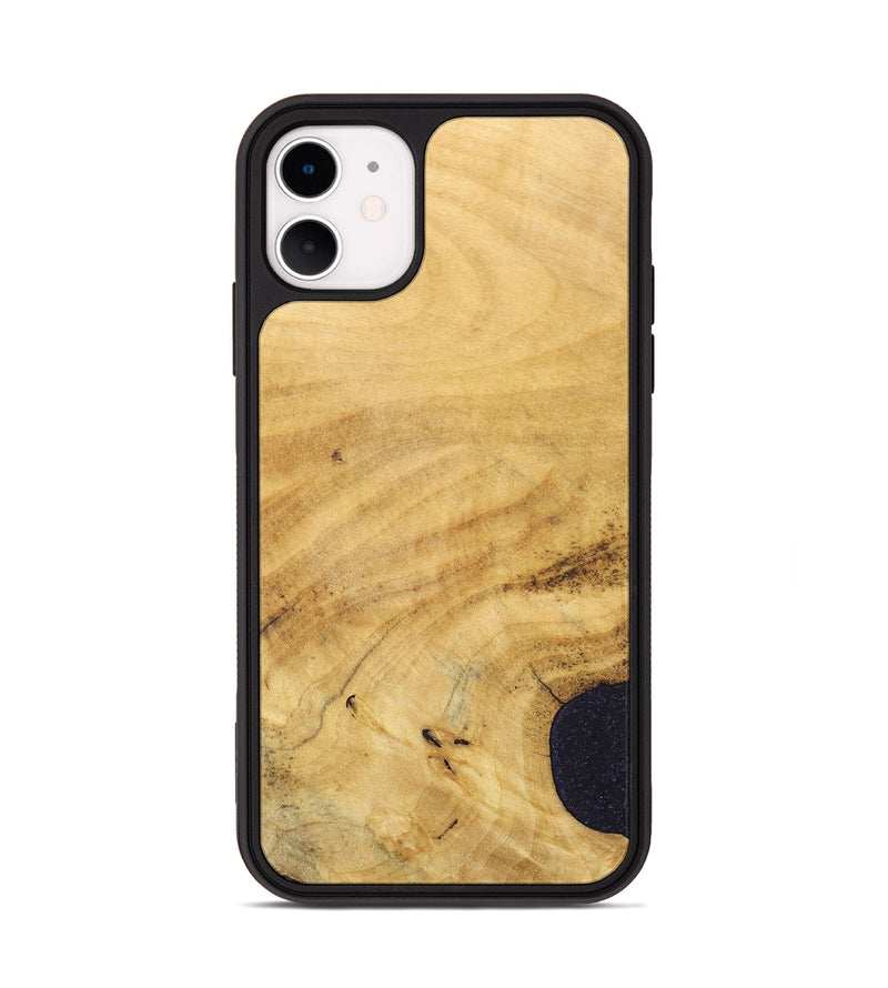 iPhone 11 Wood+Resin Phone Case - Kristopher (Wood Burl, 690416)
