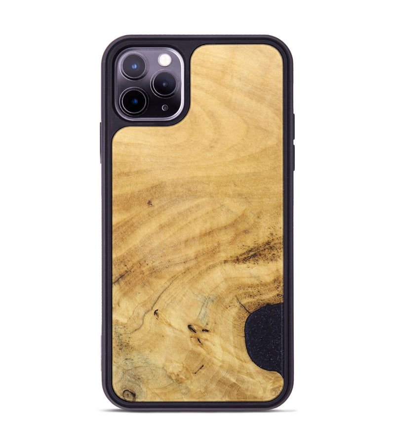 iPhone 11 Pro Max Wood+Resin Phone Case - Kristopher (Wood Burl, 690416)