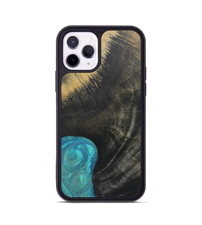 iPhone 11 Pro Wood+Resin Phone Case - Sonia (Wood Burl, 690429)