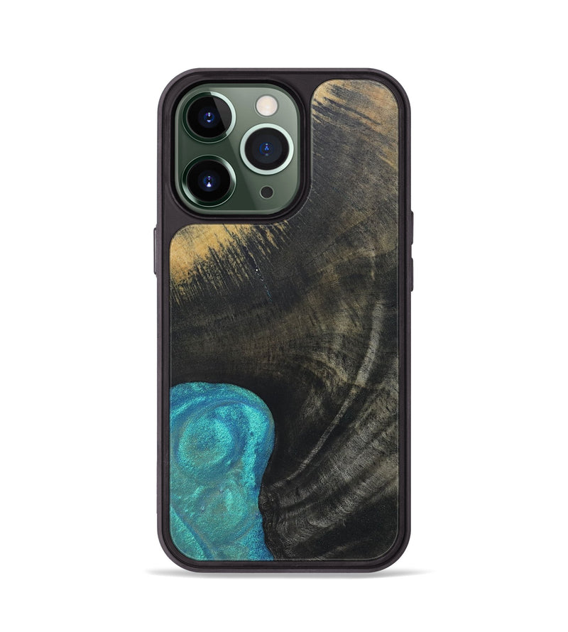 iPhone 13 Pro Wood+Resin Phone Case - Sonia (Wood Burl, 690429)