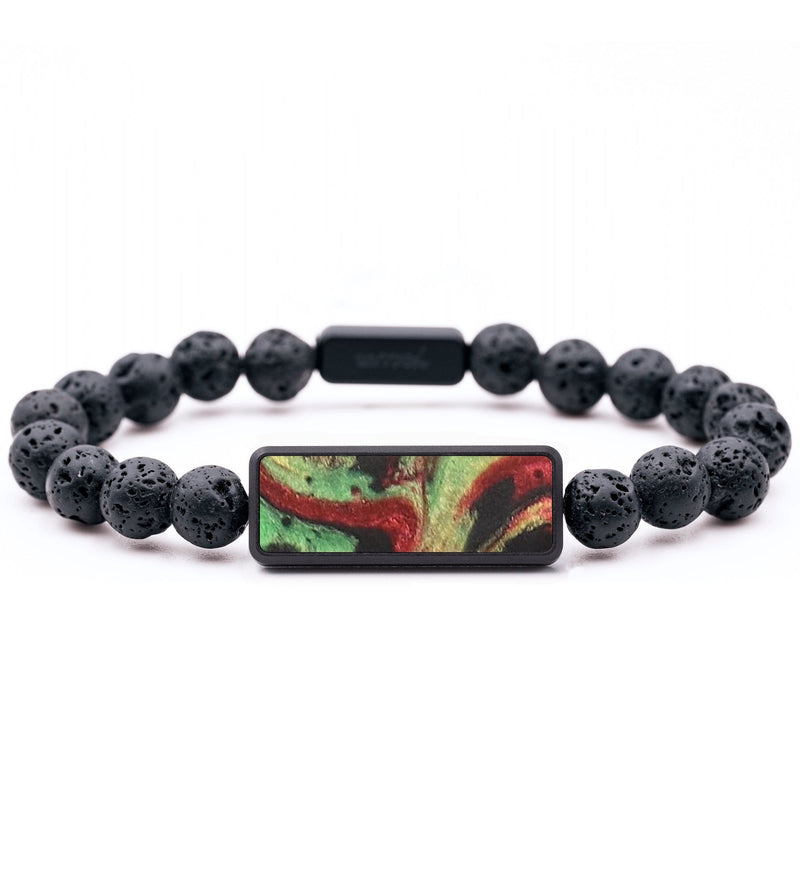 Lava Bead ResinArt Bracelet - Ashanti (Reggae, 690457)