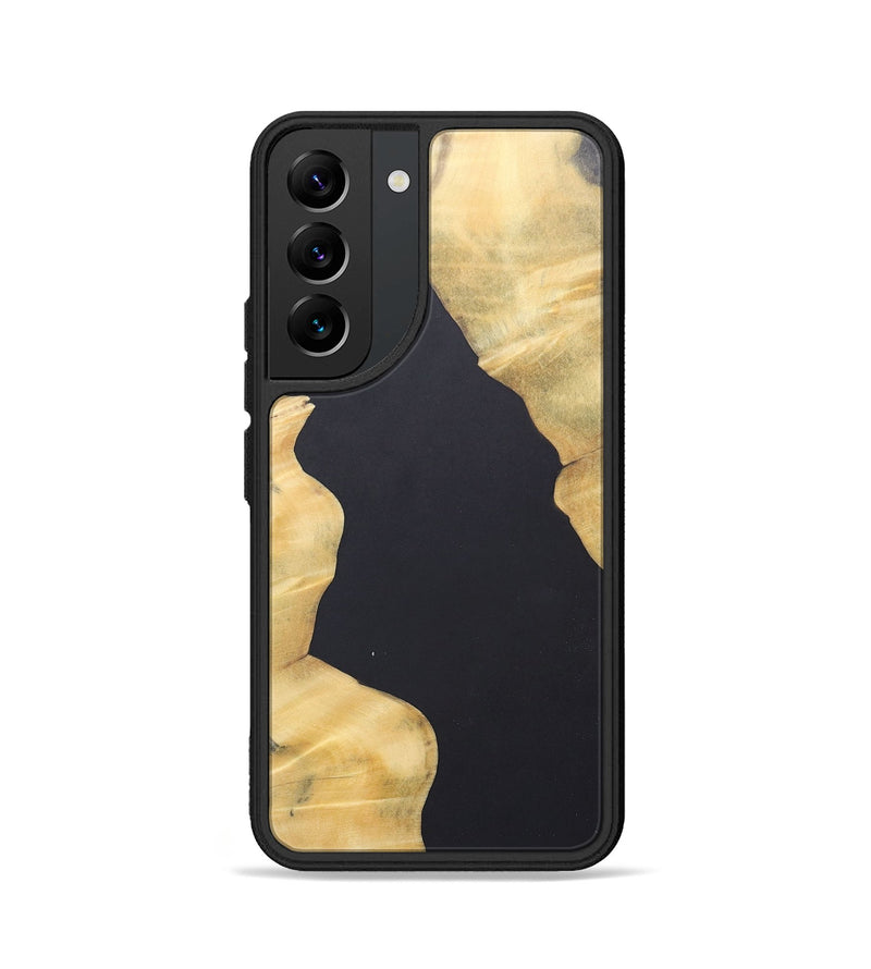 Galaxy S22 Wood+Resin Phone Case - Kadence (Pure Black, 690564)