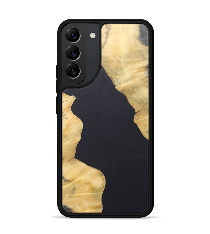 Galaxy S22 Plus Wood+Resin Phone Case - Kadence (Pure Black, 690564)