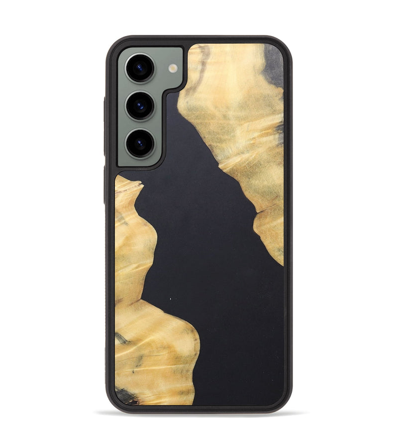 Galaxy S23 Plus Wood+Resin Phone Case - Kadence (Pure Black, 690564)