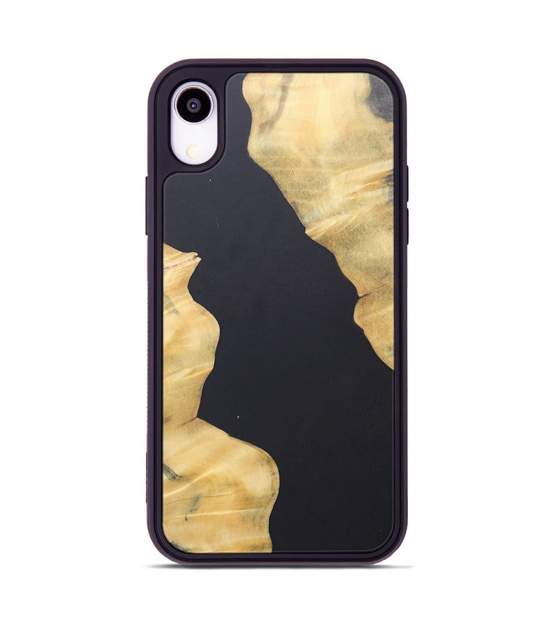 iPhone Xr Wood+Resin Phone Case - Kadence (Pure Black, 690564)
