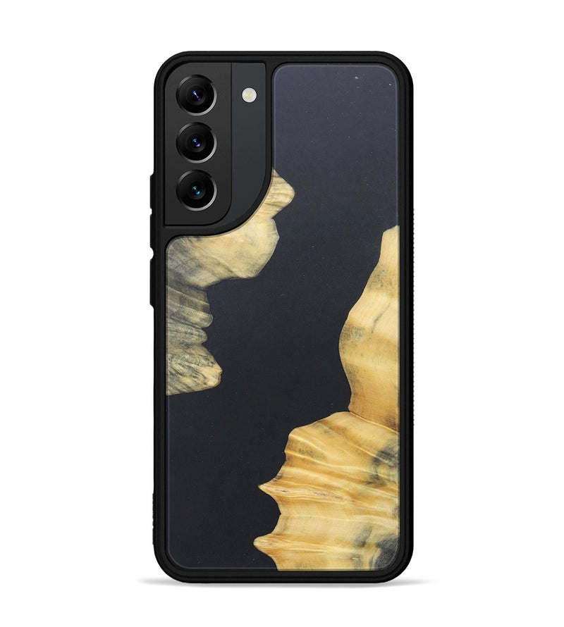 Galaxy S22 Plus Wood+Resin Phone Case - Adelaide (Pure Black, 690568)