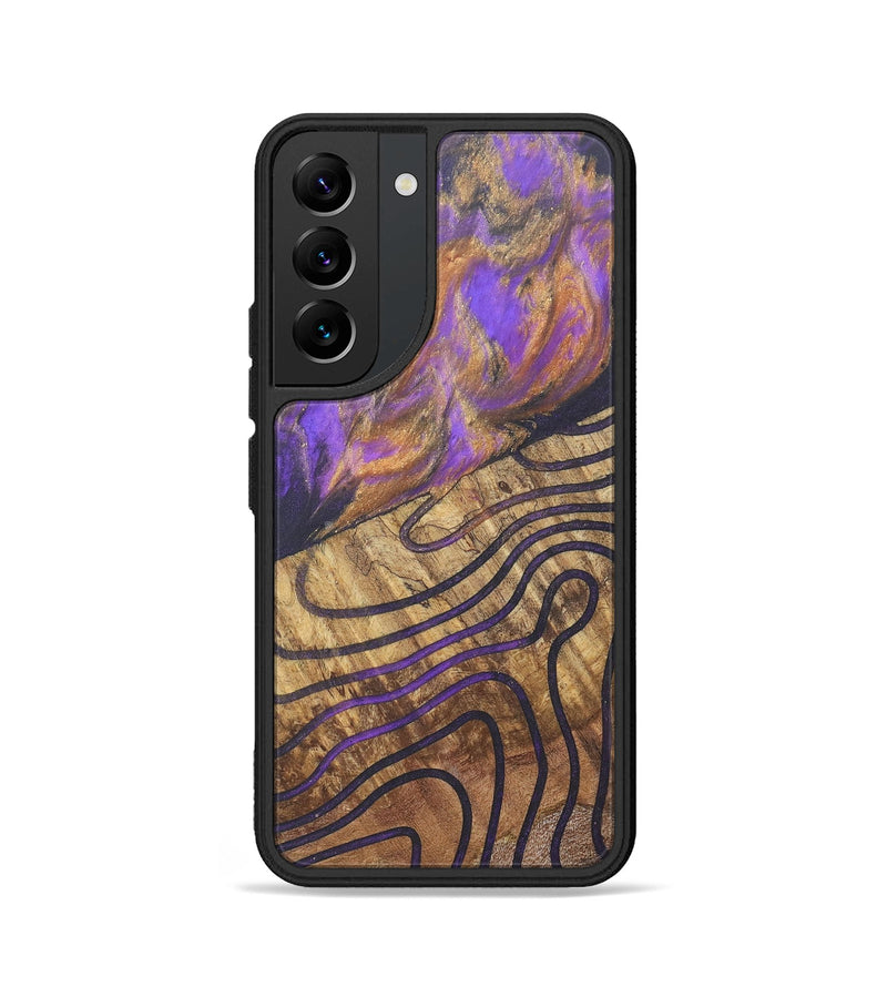 Galaxy S22 Wood+Resin Phone Case - Anderson (Pattern, 690575)