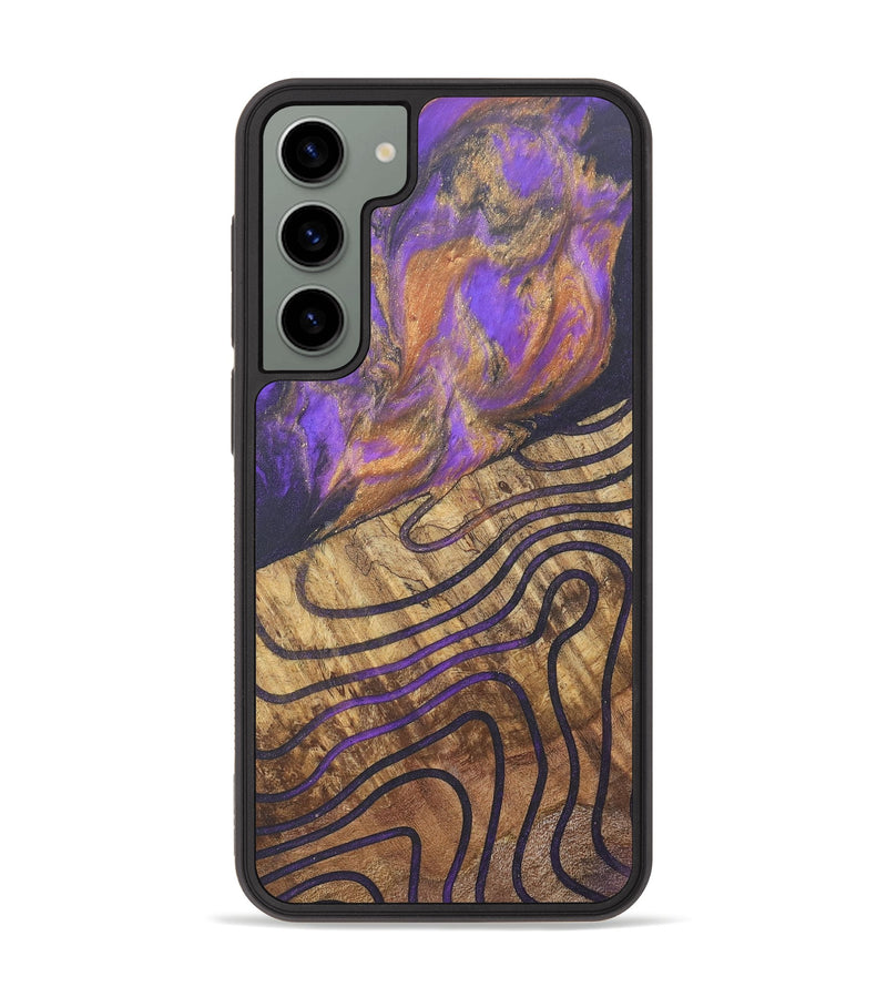 Galaxy S23 Plus Wood+Resin Phone Case - Anderson (Pattern, 690575)