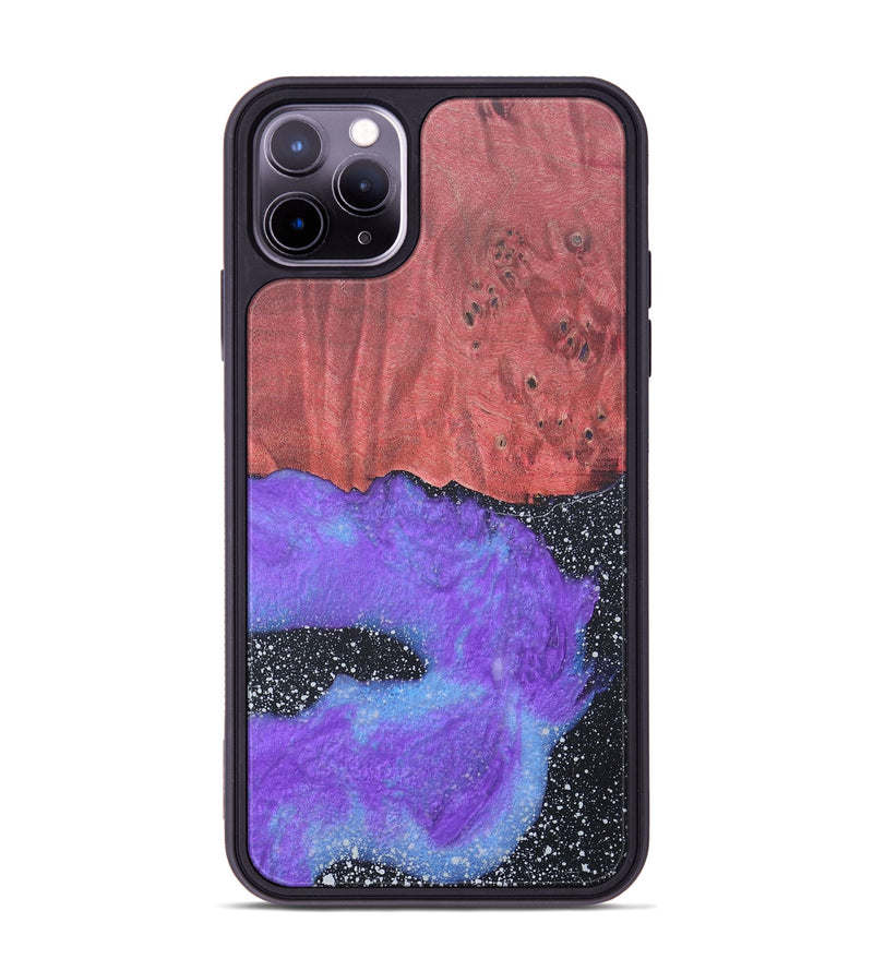 iPhone 11 Pro Max Wood+Resin Phone Case - Riley (Cosmos, 690598)