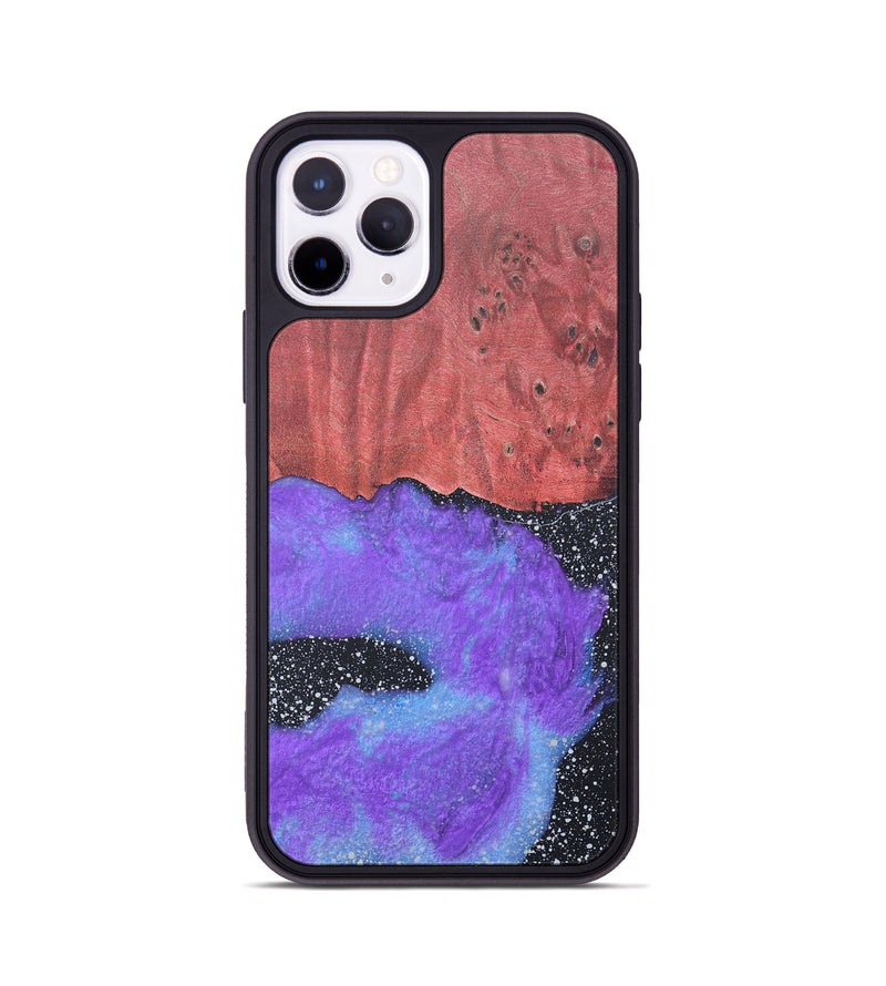 iPhone 11 Pro Wood+Resin Phone Case - Riley (Cosmos, 690598)