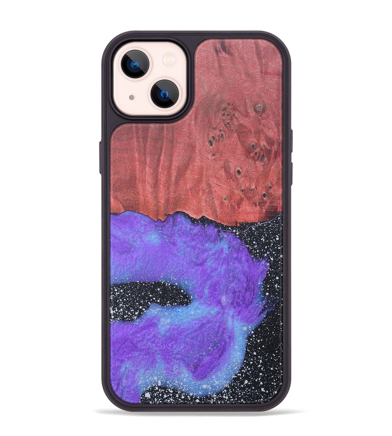 iPhone 14 Plus Wood+Resin Phone Case - Riley (Cosmos, 690598)