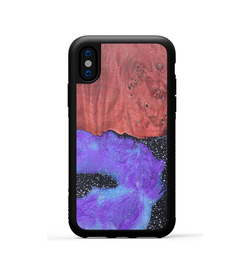 iPhone Xs Wood+Resin Phone Case - Riley (Cosmos, 690598)