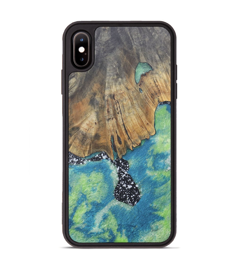 iPhone Xs Max Wood+Resin Phone Case - Ainsley (Cosmos, 690601)