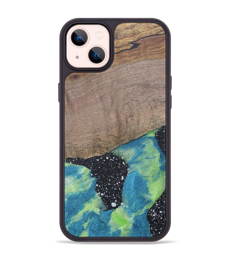 iPhone 14 Plus Wood+Resin Phone Case - Callie (Cosmos, 690603)