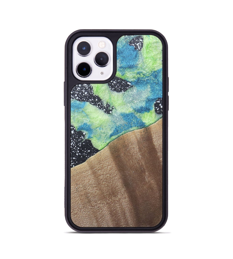 iPhone 11 Pro Wood+Resin Phone Case - Dave (Cosmos, 690620)