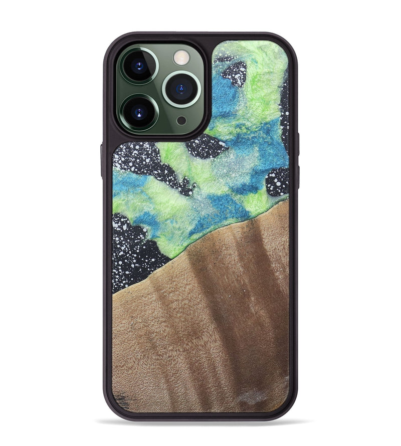 iPhone 13 Pro Max Wood+Resin Phone Case - Dave (Cosmos, 690620)